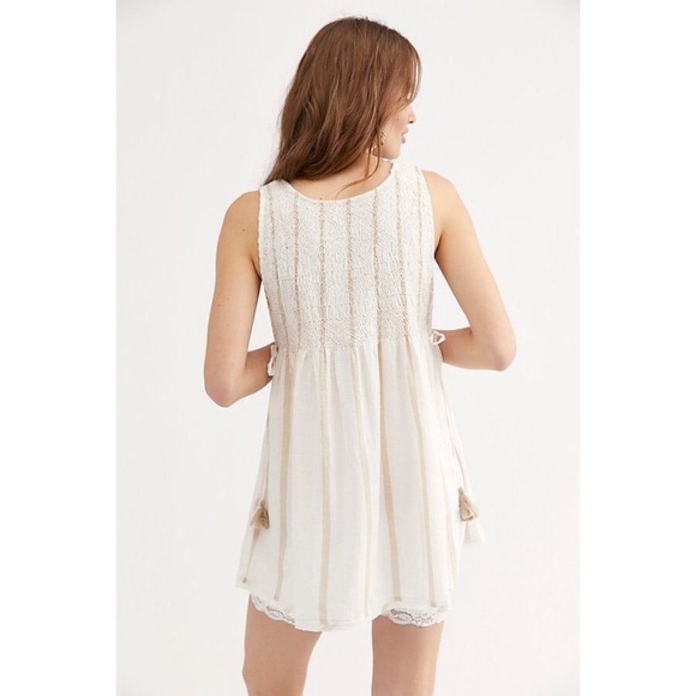 NWT Free People Ivory Obi Posey Tie Top Size XS - Picture 3 of 4